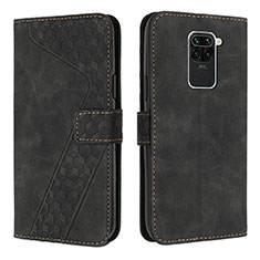 Coque Portefeuille Livre Cuir Etui Clapet H04X pour Xiaomi Redmi 10X 4G Noir