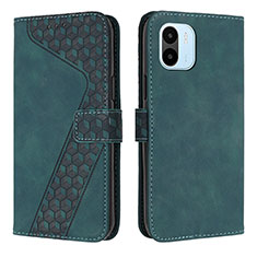 Coque Portefeuille Livre Cuir Etui Clapet H04X pour Xiaomi Redmi A2 Plus Vert