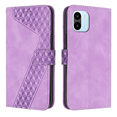 Coque Portefeuille Livre Cuir Etui Clapet H04X pour Xiaomi Redmi A2 Plus Violet