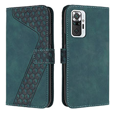 Coque Portefeuille Livre Cuir Etui Clapet H04X pour Xiaomi Redmi Note 10 Pro Max Vin Rouge