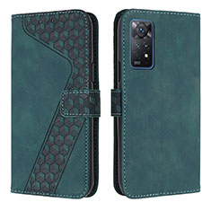 Coque Portefeuille Livre Cuir Etui Clapet H04X pour Xiaomi Redmi Note 12 Pro 4G Vert