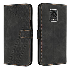 Coque Portefeuille Livre Cuir Etui Clapet H04X pour Xiaomi Redmi Note 9 Pro Noir