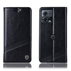 Coque Portefeuille Livre Cuir Etui Clapet H05P pour Motorola Moto S30 Pro 5G Noir