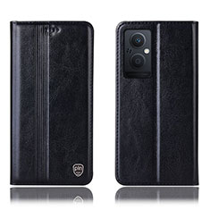 Coque Portefeuille Livre Cuir Etui Clapet H05P pour Oppo A96 5G Noir