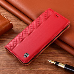 Coque Portefeuille Livre Cuir Etui Clapet H05P pour Samsung Galaxy S21 Plus 5G Rouge