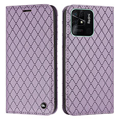 Coque Portefeuille Livre Cuir Etui Clapet H05X pour Xiaomi Redmi 10C 4G Violet