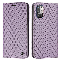 Coque Portefeuille Livre Cuir Etui Clapet H05X pour Xiaomi Redmi Note 10 5G Violet