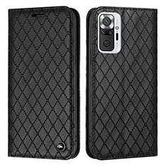 Coque Portefeuille Livre Cuir Etui Clapet H05X pour Xiaomi Redmi Note 10 Pro 4G Noir