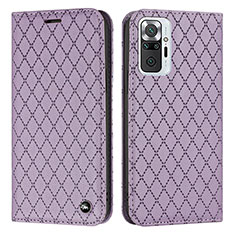 Coque Portefeuille Livre Cuir Etui Clapet H05X pour Xiaomi Redmi Note 10 Pro 4G Violet