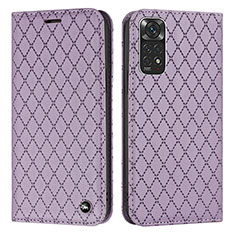 Coque Portefeuille Livre Cuir Etui Clapet H05X pour Xiaomi Redmi Note 11 4G (2022) Violet