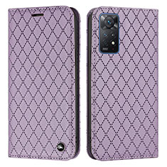 Coque Portefeuille Livre Cuir Etui Clapet H05X pour Xiaomi Redmi Note 11 Pro 5G Violet