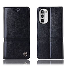 Coque Portefeuille Livre Cuir Etui Clapet H06P pour Motorola Moto Edge (2022) 5G Noir