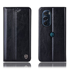 Coque Portefeuille Livre Cuir Etui Clapet H06P pour Motorola Moto Edge 30 Pro 5G Noir