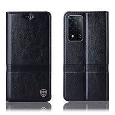 Coque Portefeuille Livre Cuir Etui Clapet H06P pour Oppo A93s 5G Noir