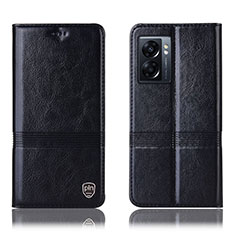 Coque Portefeuille Livre Cuir Etui Clapet H06P pour Realme Q5i 5G Noir