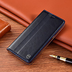 Coque Portefeuille Livre Cuir Etui Clapet H06P pour Xiaomi Redmi Note 10 Pro 5G Bleu