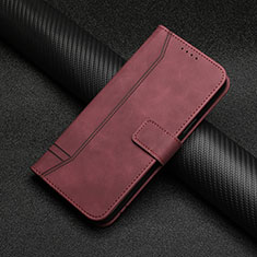 Coque Portefeuille Livre Cuir Etui Clapet H06X pour Google Pixel 7 Pro 5G Rouge