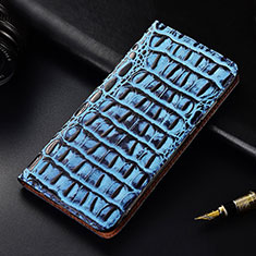 Coque Portefeuille Livre Cuir Etui Clapet H07 pour Apple iPhone 13 Bleu