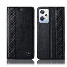 Coque Portefeuille Livre Cuir Etui Clapet H07P pour OnePlus Nord CE 2 Lite 5G Noir