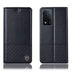 Coque Portefeuille Livre Cuir Etui Clapet H07P pour Oppo A93s 5G Noir