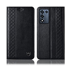 Coque Portefeuille Livre Cuir Etui Clapet H07P pour Realme 9 SE 5G Noir