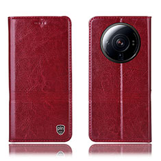 Coque Portefeuille Livre Cuir Etui Clapet H07P pour Xiaomi Mi 12S Ultra 5G Rouge