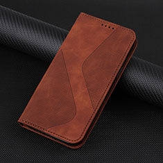 Coque Portefeuille Livre Cuir Etui Clapet H07X pour Google Pixel 6 5G Marron