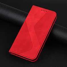 Coque Portefeuille Livre Cuir Etui Clapet H07X pour Google Pixel 6 5G Rouge