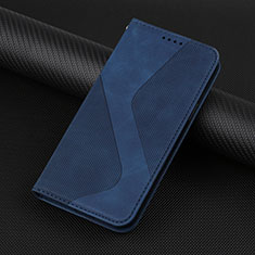 Coque Portefeuille Livre Cuir Etui Clapet H07X pour Google Pixel 6a 5G Bleu