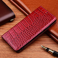 Coque Portefeuille Livre Cuir Etui Clapet H08P pour Samsung Galaxy A04s Rouge