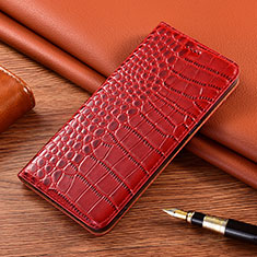 Coque Portefeuille Livre Cuir Etui Clapet H08P pour Samsung Galaxy S21 Ultra 5G Rouge