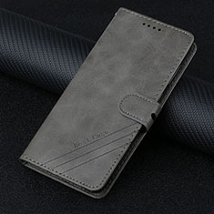 Coque Portefeuille Livre Cuir Etui Clapet H08X pour Google Pixel 6 5G Gris