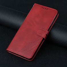 Coque Portefeuille Livre Cuir Etui Clapet H08X pour Google Pixel 6 5G Rouge