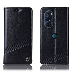 Coque Portefeuille Livre Cuir Etui Clapet H09P pour Motorola Moto Edge X30 5G Noir