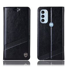 Coque Portefeuille Livre Cuir Etui Clapet H09P pour Motorola Moto G71 5G Noir