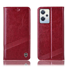 Coque Portefeuille Livre Cuir Etui Clapet H09P pour OnePlus Nord CE 2 Lite 5G Rouge