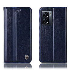 Coque Portefeuille Livre Cuir Etui Clapet H09P pour OnePlus Nord N300 5G Bleu