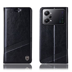 Coque Portefeuille Livre Cuir Etui Clapet H09P pour Oppo K10 Pro 5G Noir
