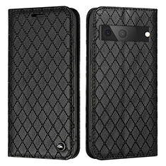 Coque Portefeuille Livre Cuir Etui Clapet H09X pour Google Pixel 7 5G Noir