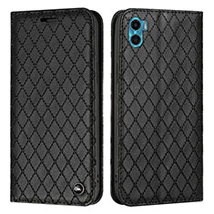 Coque Portefeuille Livre Cuir Etui Clapet H09X pour Motorola Moto E22S Noir