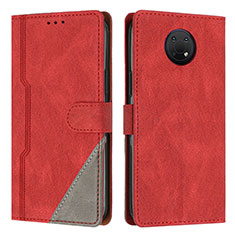 Coque Portefeuille Livre Cuir Etui Clapet H09X pour Nokia G20 Rouge