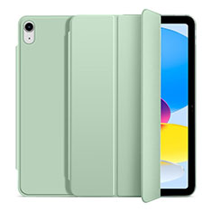 Coque Portefeuille Livre Cuir Etui Clapet H10 pour Apple iPad 10.9 (2022) Pastel Vert