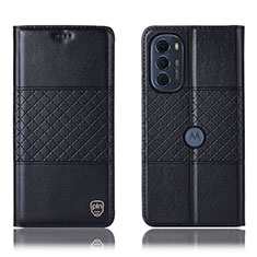 Coque Portefeuille Livre Cuir Etui Clapet H10P pour Motorola Moto Edge (2022) 5G Noir