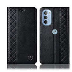 Coque Portefeuille Livre Cuir Etui Clapet H10P pour Motorola Moto G41 Noir