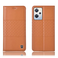 Coque Portefeuille Livre Cuir Etui Clapet H10P pour OnePlus Nord CE 2 Lite 5G Orange