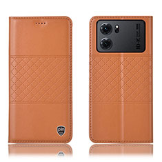 Coque Portefeuille Livre Cuir Etui Clapet H10P pour Oppo K10 5G Orange