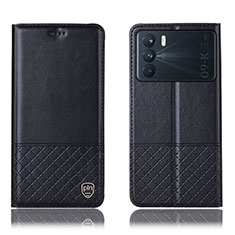 Coque Portefeuille Livre Cuir Etui Clapet H10P pour Oppo K9 Pro 5G Noir