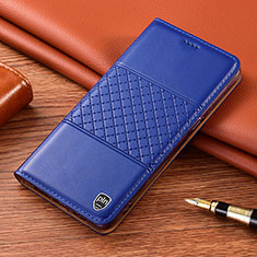 Coque Portefeuille Livre Cuir Etui Clapet H10P pour Samsung Galaxy S24 Plus 5G Bleu