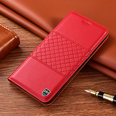 Coque Portefeuille Livre Cuir Etui Clapet H10P pour Samsung Galaxy S24 Plus 5G Rouge