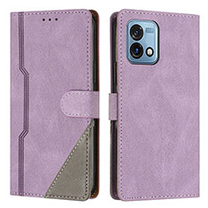 Coque Portefeuille Livre Cuir Etui Clapet H10X pour Motorola Moto G Stylus (2023) 4G Violet